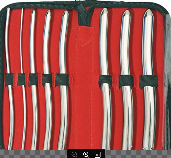 Hegar Dilator Set of 8 pcs