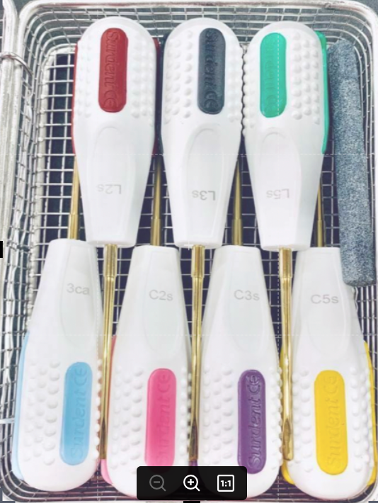 White Luxator Set of 7 pcs