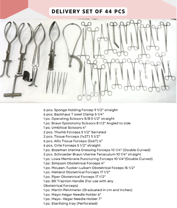 Delivery set of 44 pcs