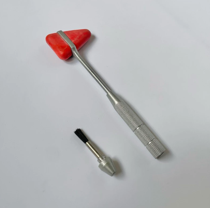 Neurological Hammer Buck Reflex With Pin and Brush