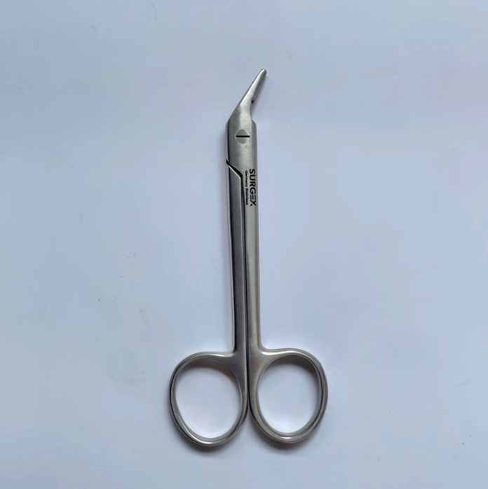 Dental Universal Crown Angled Wire Cutting Scissors