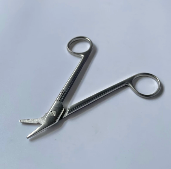 Dental Universal Crown Angled Wire Cutting Scissors
