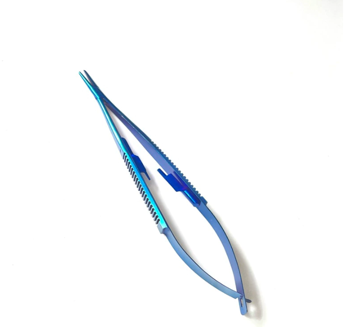 Castroviejo Needle Holder Non-Serrated Titanium