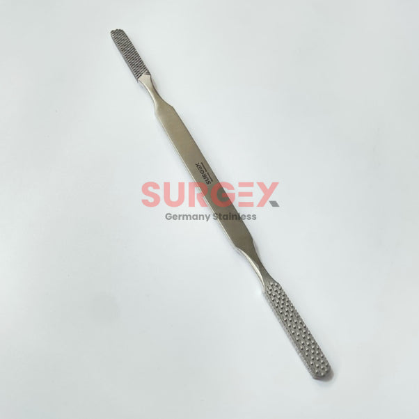 Premium Fomon Bone File and Nasal Rasp 8 1/2" German Stainless
