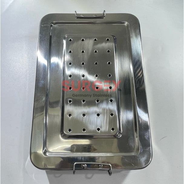 Premium Sterilizing Tray with Cover German Stainless