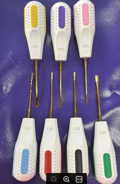 White Luxator Set of 7 pcs