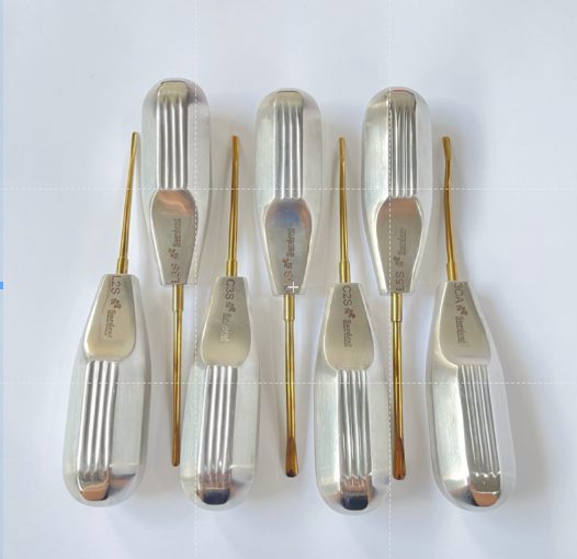 Silver Shiny Luxator Serrated Set of 7 pcs