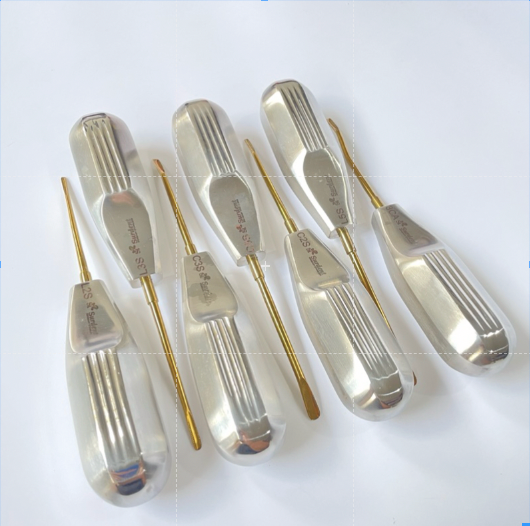 Silver Shiny Luxator Serrated Set of 7 pcs