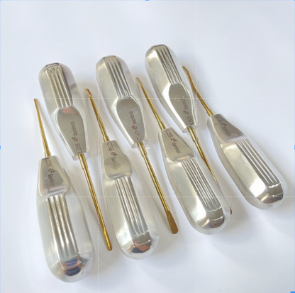 Silver Shiny Luxator Serrated Set of 7 pcs