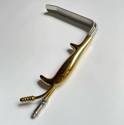 Premium Ferriera Retractor with Fiber Light and Suction German Stainless