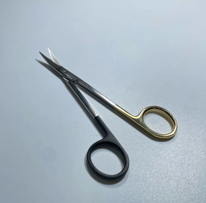 Premium Kelly Scissor, One Blade Serrated SuperCut Tc German Stainless