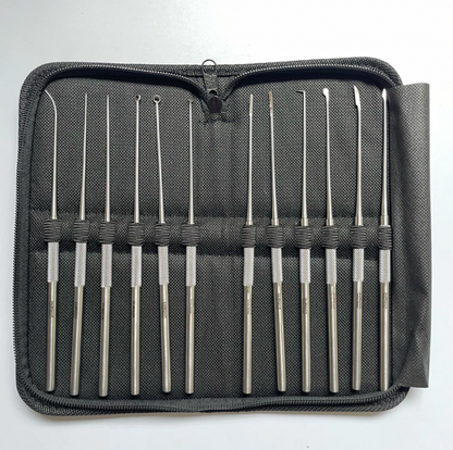 Premium Tympanoplasty Set With Case - Consisting of 12 Instruments German Stainless
