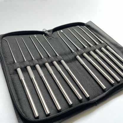 Premium Tympanoplasty Set With Case - Consisting of 12 Instruments German Stainless