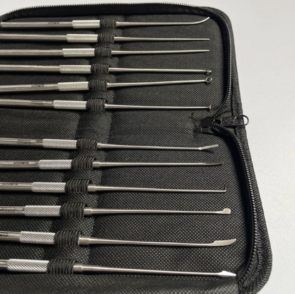 Premium Tympanoplasty Set With Case - Consisting of 12 Instruments German Stainless