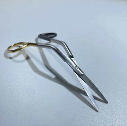 Premium Fomon Scissor One Blade Serrated Super Cut German Stainless