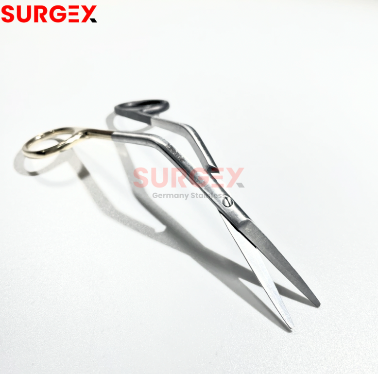 Premium Fomon Scissor One Blade Serrated Super Cut German Stainless