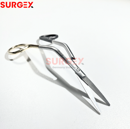 Premium Fomon Scissor One Blade Serrated Super Cut German Stainless
