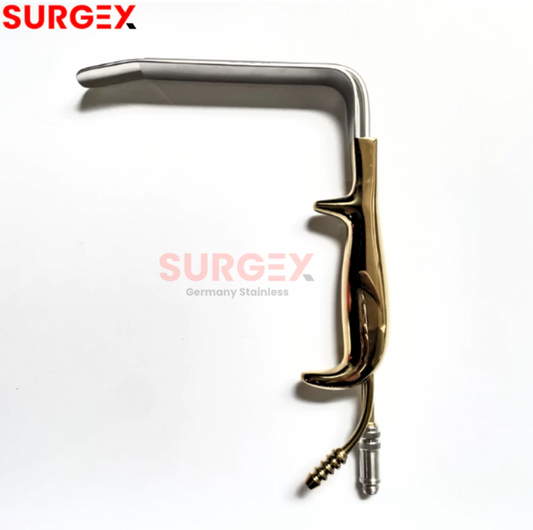 Premium Ferriera Retractor with Fiber Light and Suction German Stainless