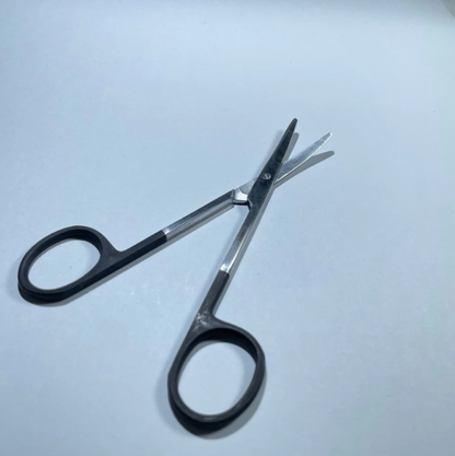 Premium Kaye Scissors One Blade Serrated German Stainless