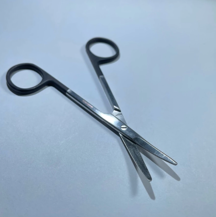 Premium Kaye Scissors One Blade Serrated German Stainless