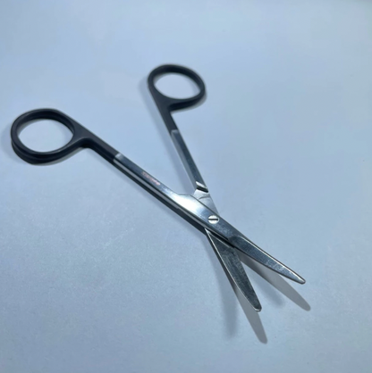 Premium Kaye Scissors One Blade Serrated German Stainless
