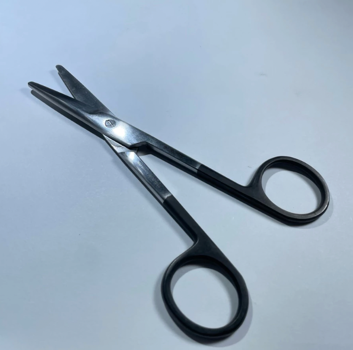 Premium Mayo Scissors One Blade Serrated SuperCut German Stainless