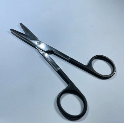 Premium Mayo Scissors One Blade Serrated SuperCut German Stainless
