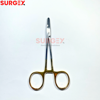 Premium Gubisch Needle Holder Tc Gold German Stainless