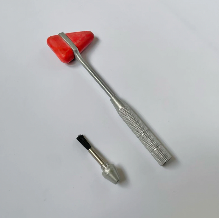 Neurological Hammer Buck Reflex With Pin and Brush