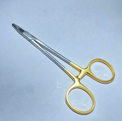 Olsen-mayo Hegar Needle Holder Gold Handle 7.5''