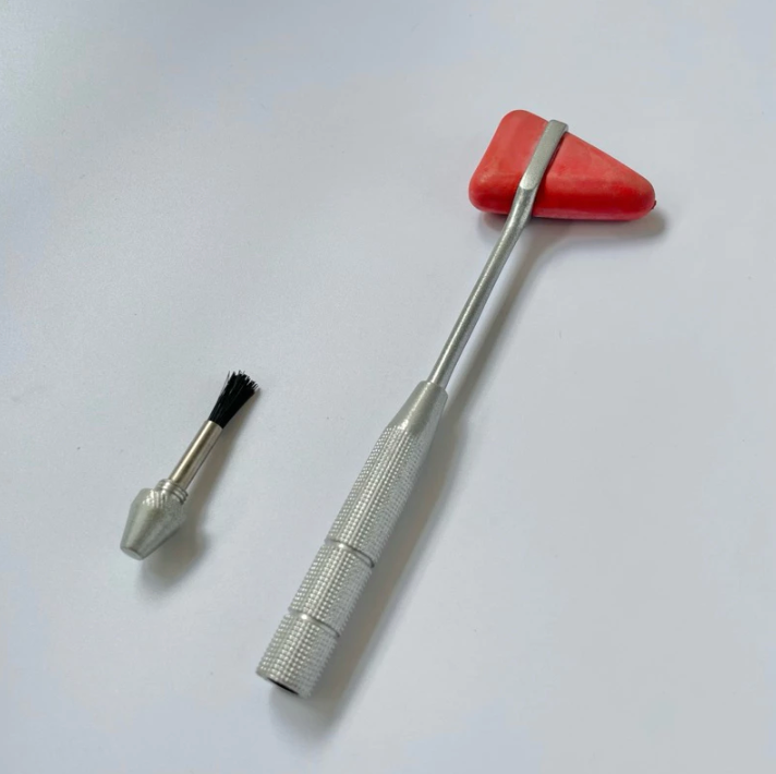 Neurological Hammer Buck Reflex With Pin and Brush