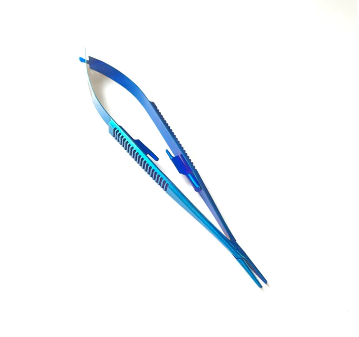 Castroviejo Needle Holder Non-Serrated Titanium